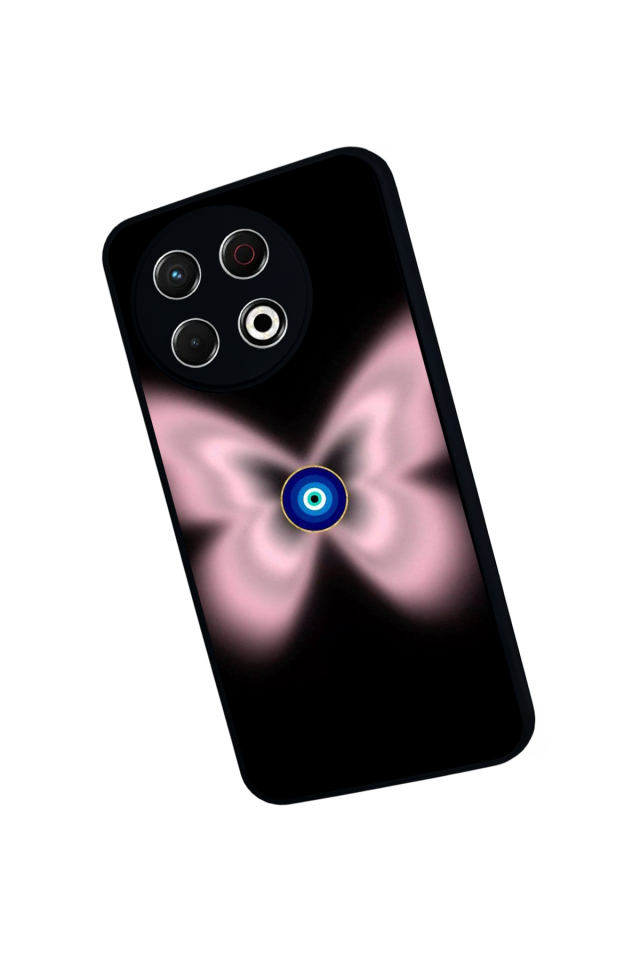 Tecno Spark 30 Pro Uyumlu Nazar Tasarımlı Glossy Premium Kılıf