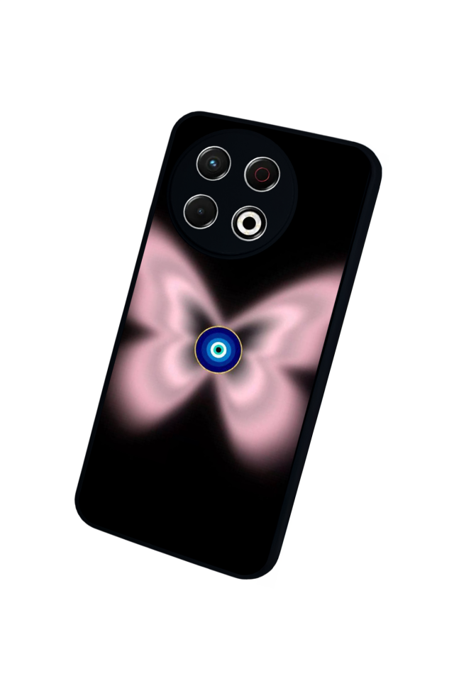 Tecno Spark 30 Pro Uyumlu Nazar Tasarımlı Glossy Premium Kılıf