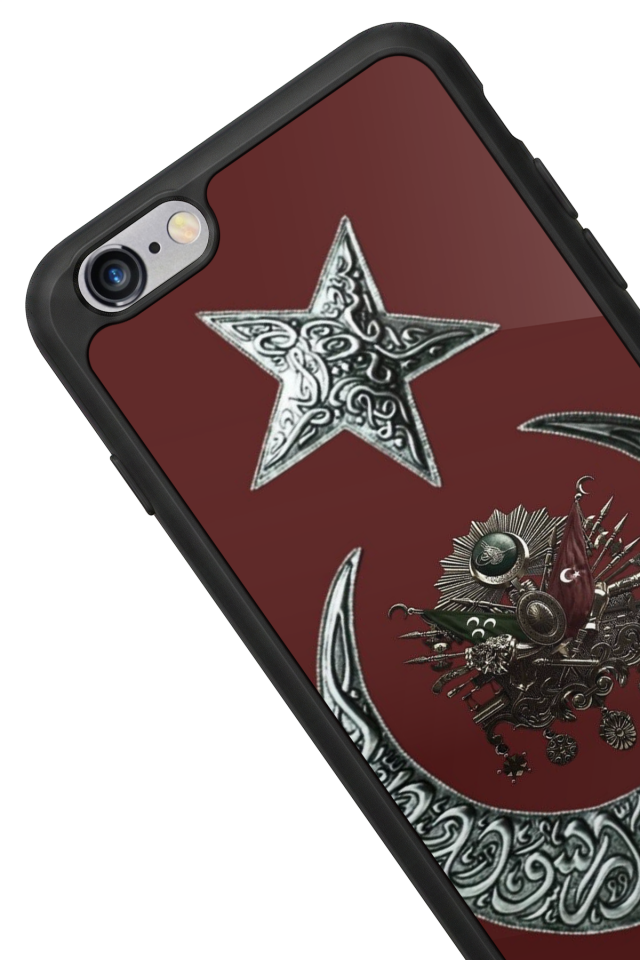 iPhone 6 Plus Uyumlu Osmanli Tugrasi Tasarımlı Glossy Premium Kılıf
