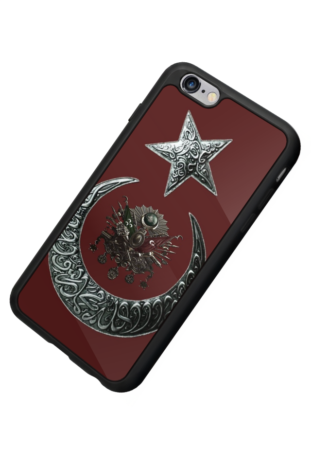 iPhone 6 Plus Uyumlu Osmanli Tugrasi Tasarımlı Glossy Premium Kılıf