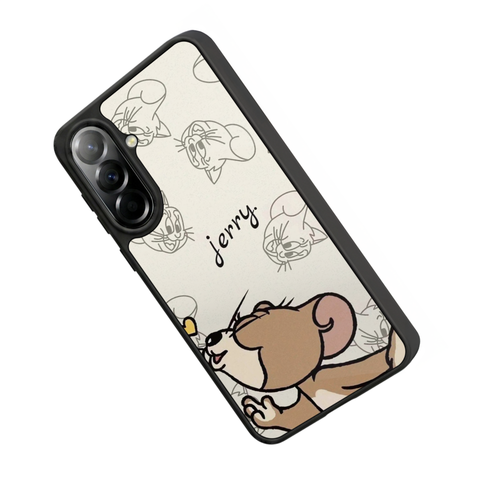 Samsung Galaxy A57 Uyumlu Tom And Jerry Tasarımlı Glossy Premium Kılıf