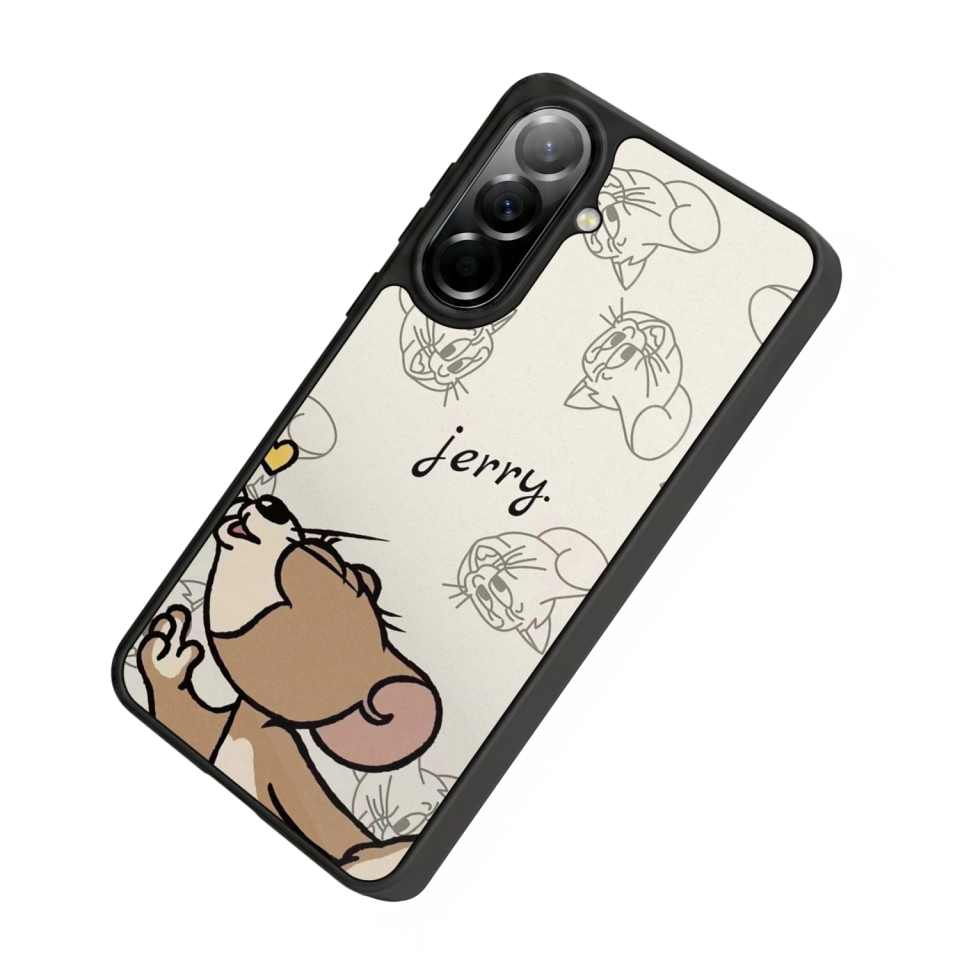Samsung Galaxy A57 Uyumlu Tom And Jerry Tasarımlı Glossy Premium Kılıf