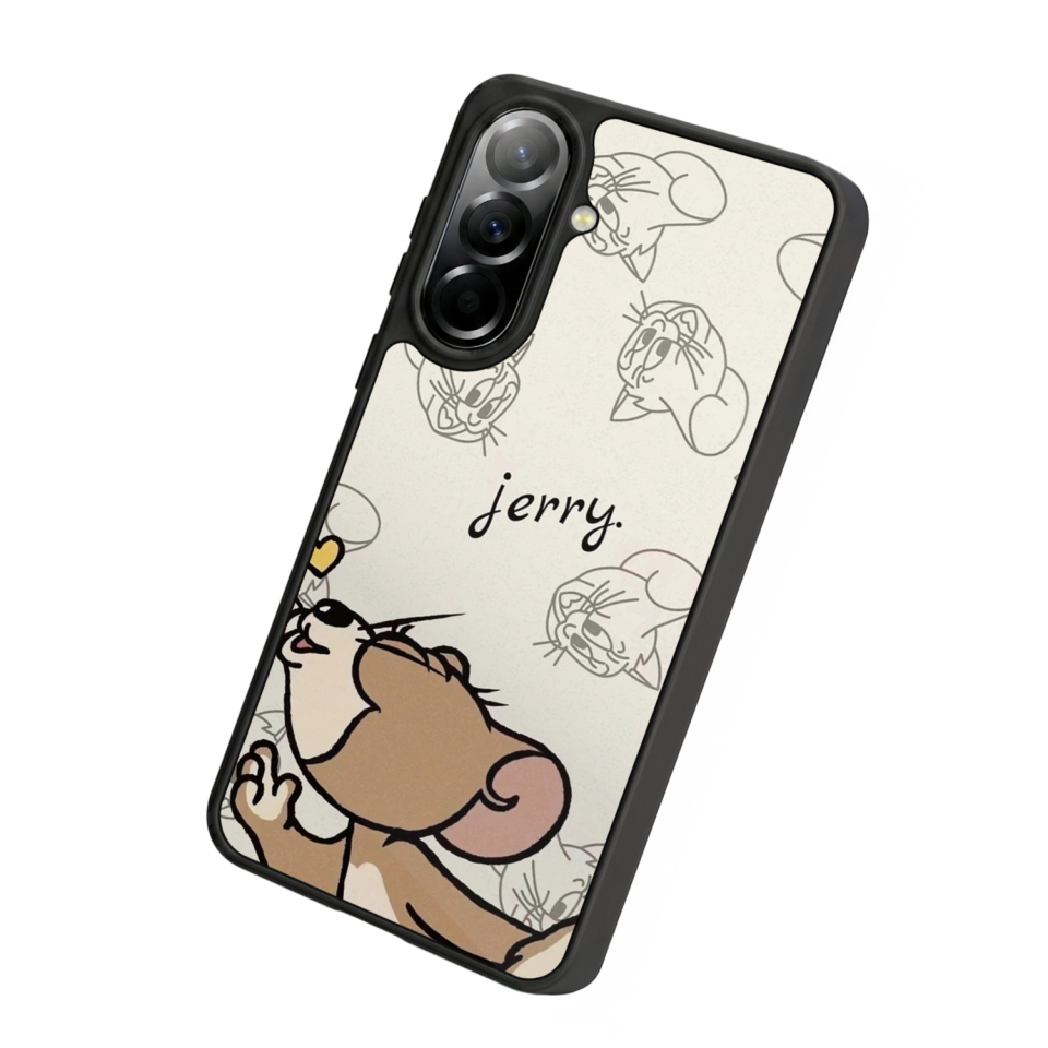 Samsung Galaxy A57 Uyumlu Tom And Jerry Tasarımlı Glossy Premium Kılıf
