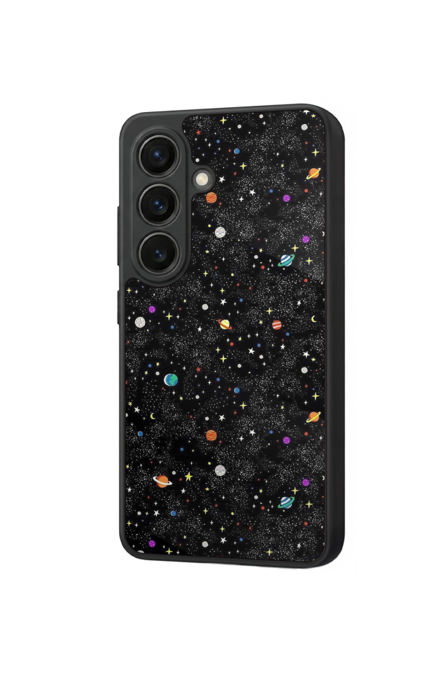 Samsung Galaxy S26 Uyumlu Uzay Tasarımlı Glossy Premium Kılıf