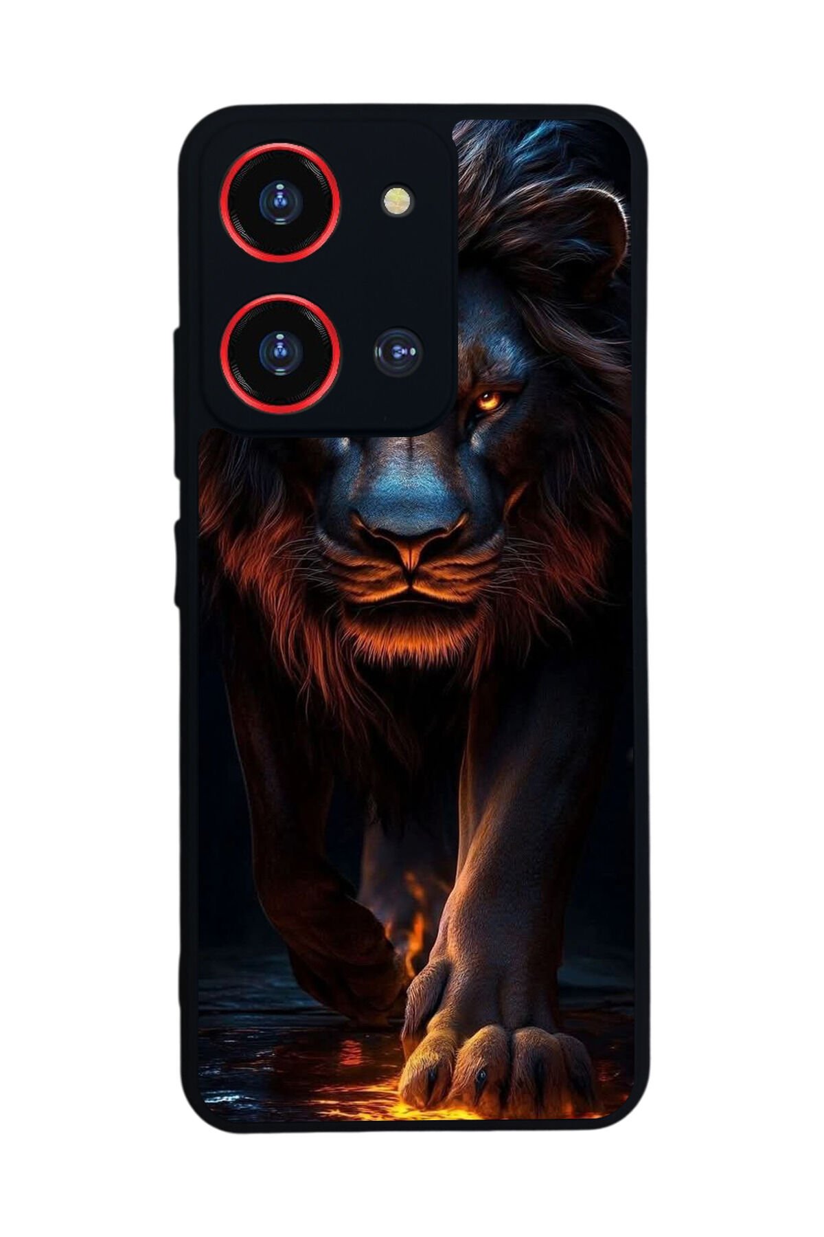 Reeder S19 Max Pro S 108MP Uyumlu Aslan Tasarımlı Glossy Premium Kılıf