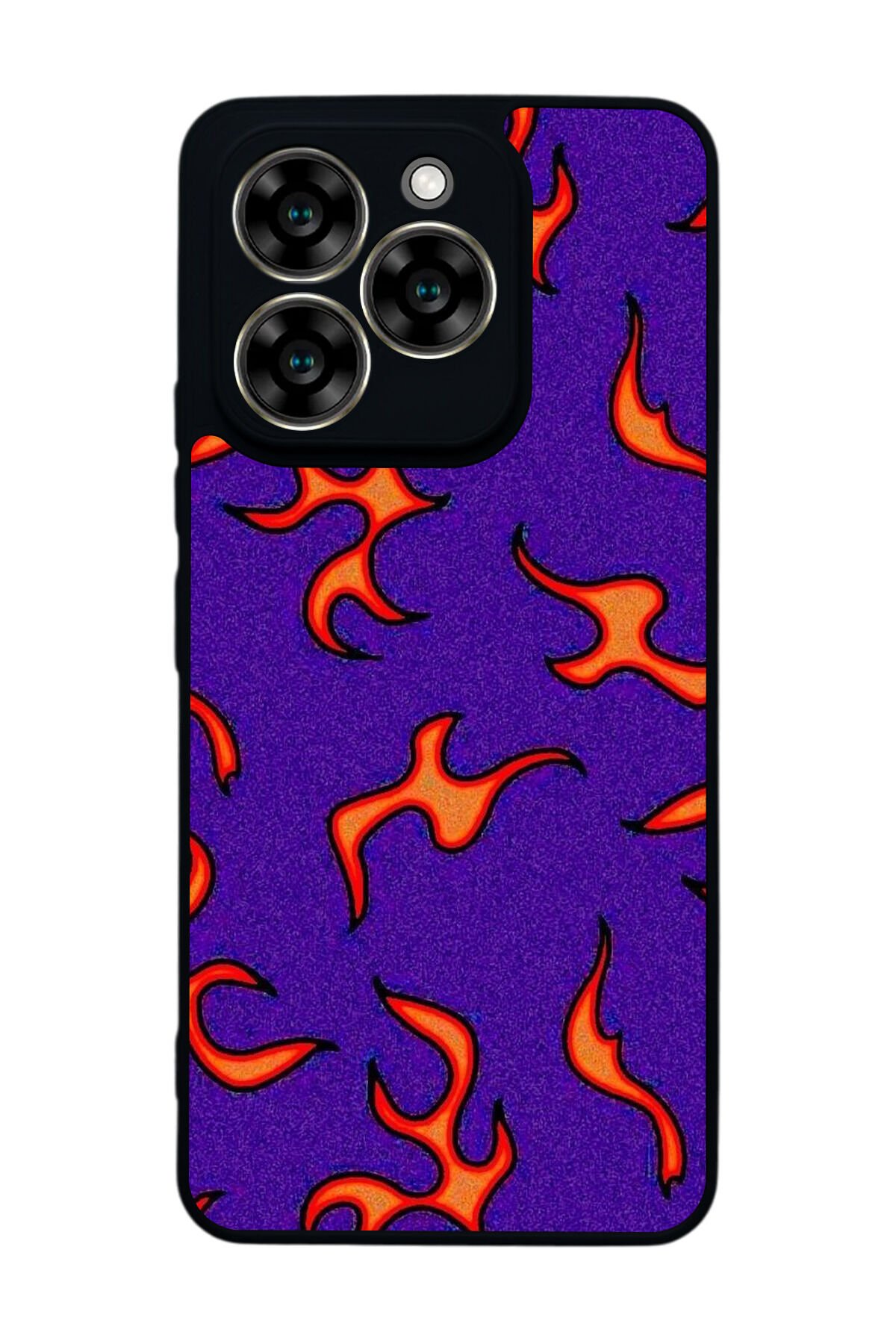 Reeder S919 Uyumlu Retro Flame Patterns Tasarımlı Glossy Premium Kılıf