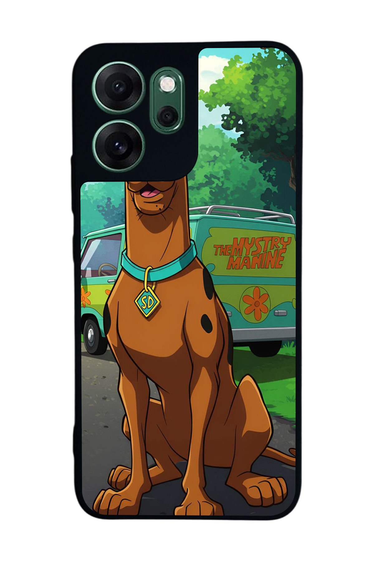 Oppo Reno 14F Uyumlu Scooby Doo Tasarımlı Glossy Premium Kılıf