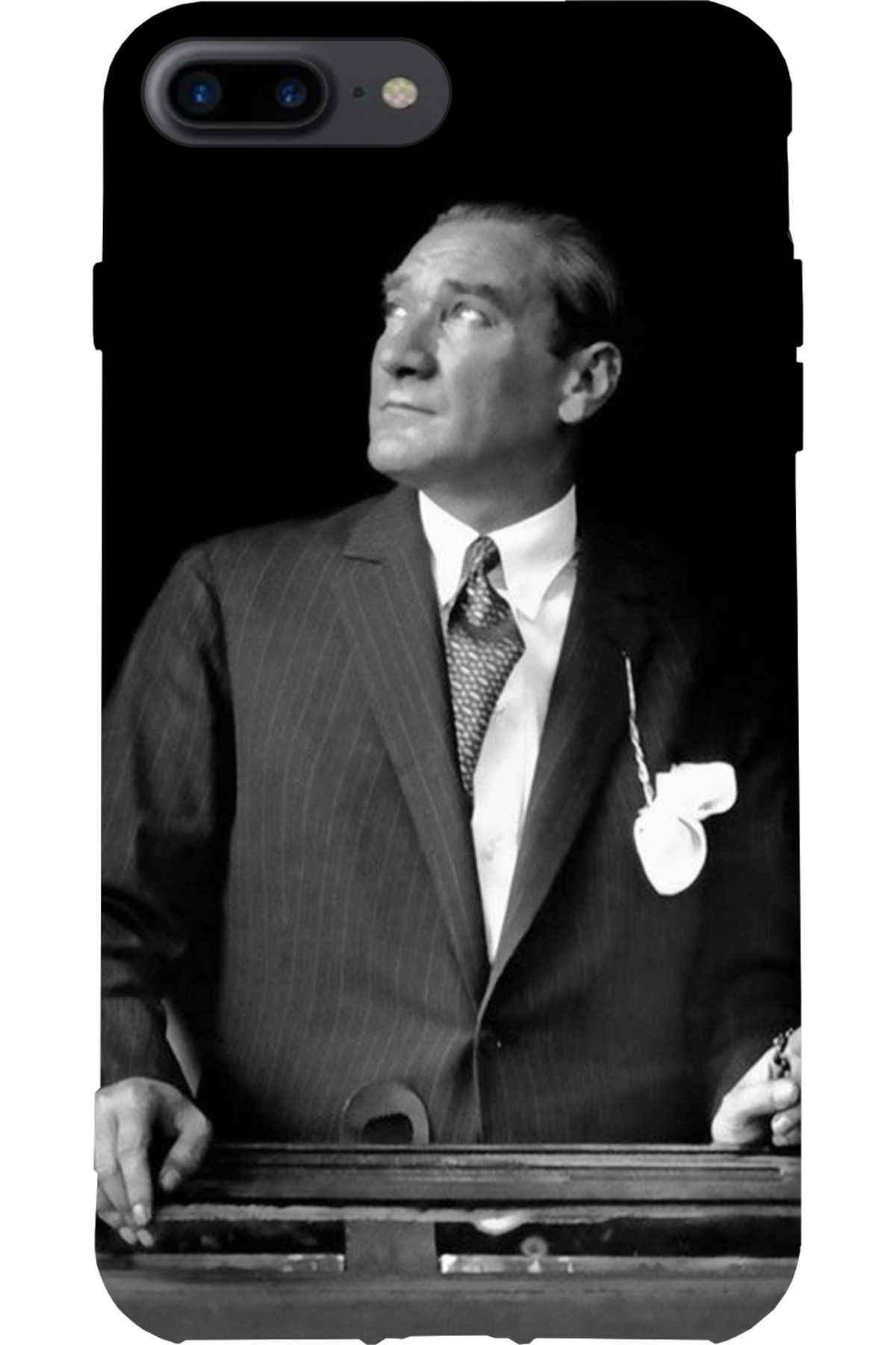 Apple iPhone 7 Plus Siyah Silikon Kılıf Çiziklere ve Darbelere Karşı Koruma