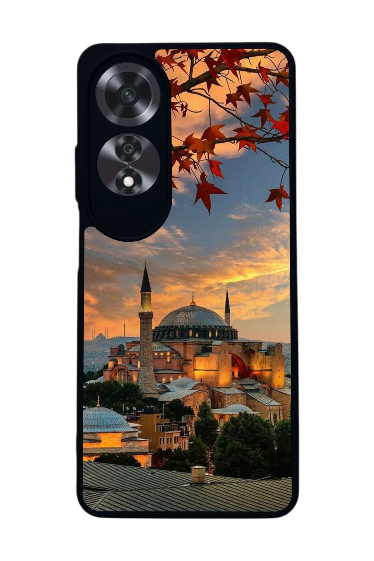 Oppo A60 Mat Siyah uyumlu Kılıf – Yumuşak Silikon, Koruyucu, Şok Emici Kapak