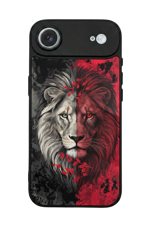 iPhone 17 Air Uyumlu Aslan Tasarımlı Glossy Premium Kılıf