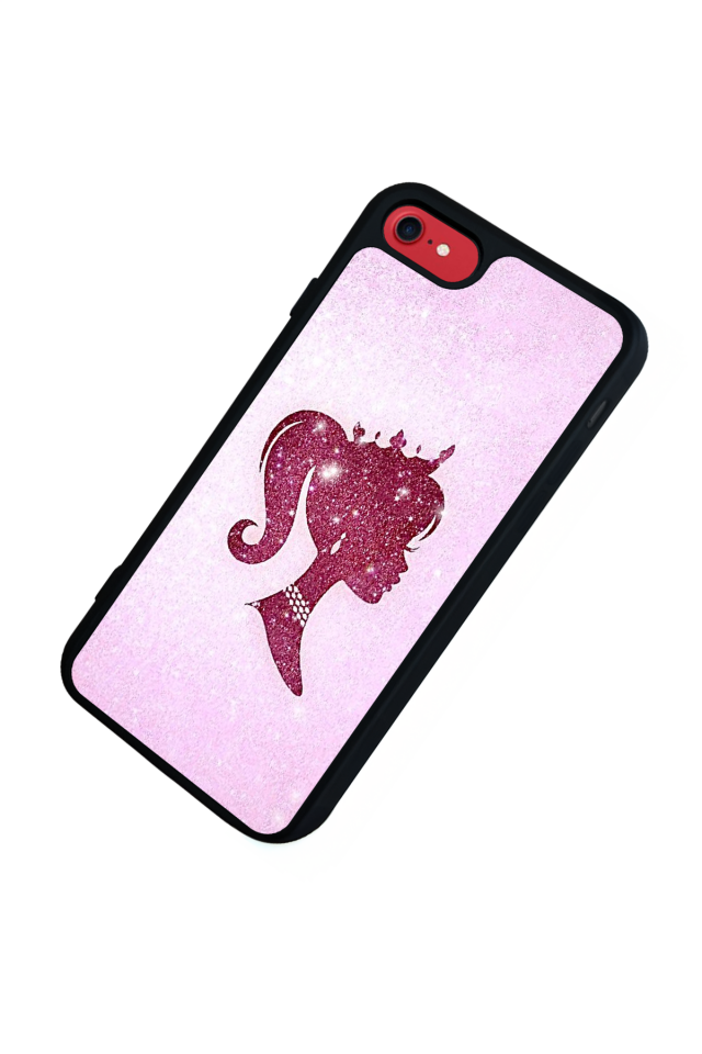 iPhone SE Uyumlu Barbie Tasarımlı Glossy Premium Kılıf