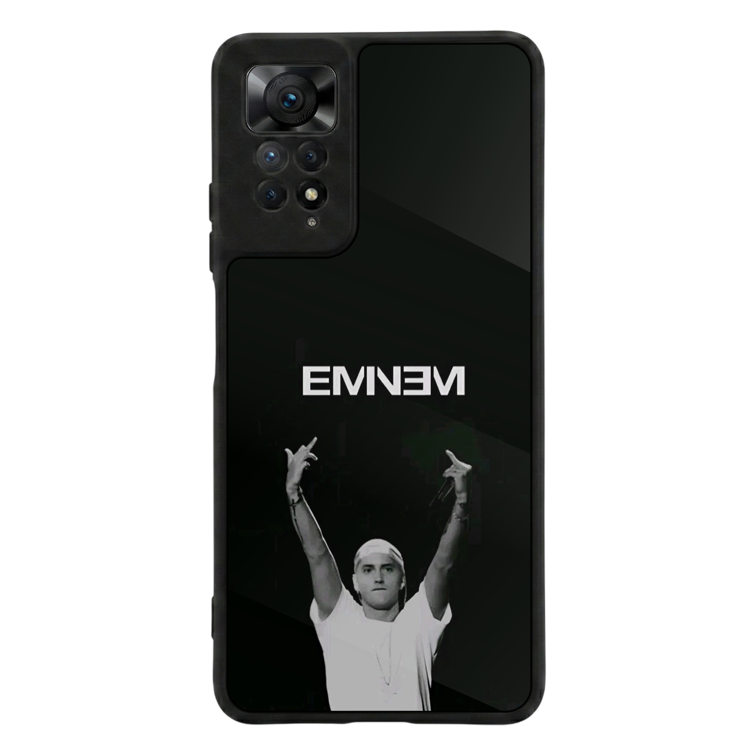 Xiaomi Redmi Note 11 Pro Uyumlu Eminem Tasarımlı Glossy Premium Kılıf