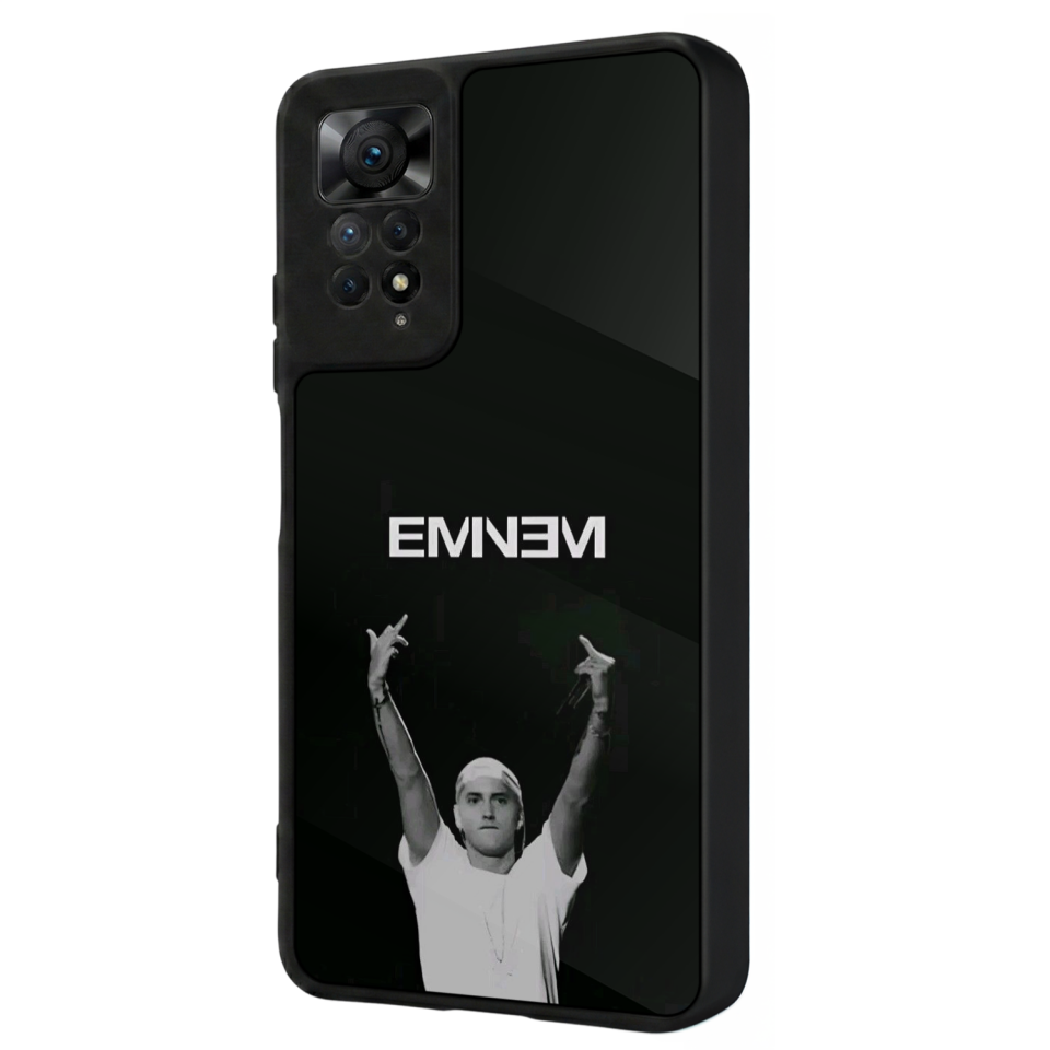 Xiaomi Redmi Note 11 Pro Uyumlu Eminem Tasarımlı Glossy Premium Kılıf