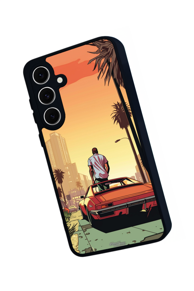 Samsung Galaxy S24 FE Uyumlu GTA Tasarımlı Glossy Premium Kılıf