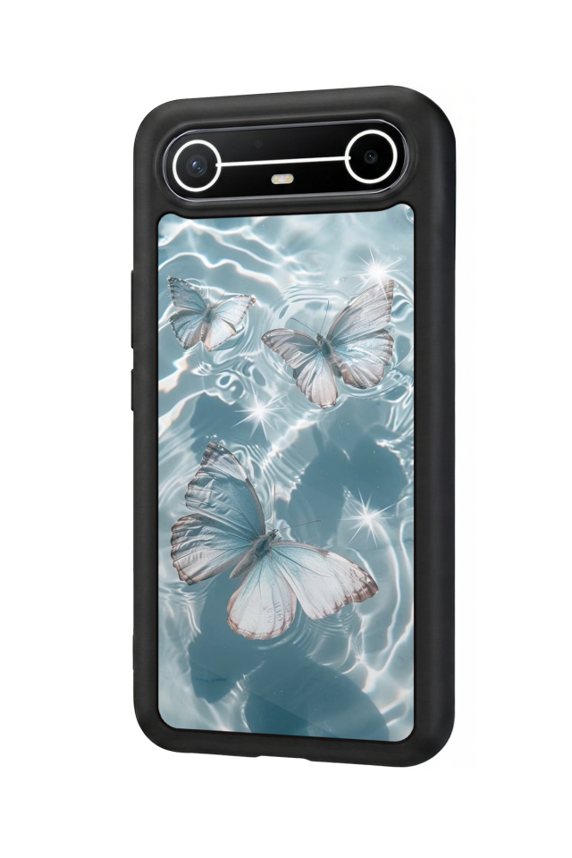 Tecno Spark Slim 5G Uyumlu Kelebek Tasarımlı Glossy Premium Kılıf