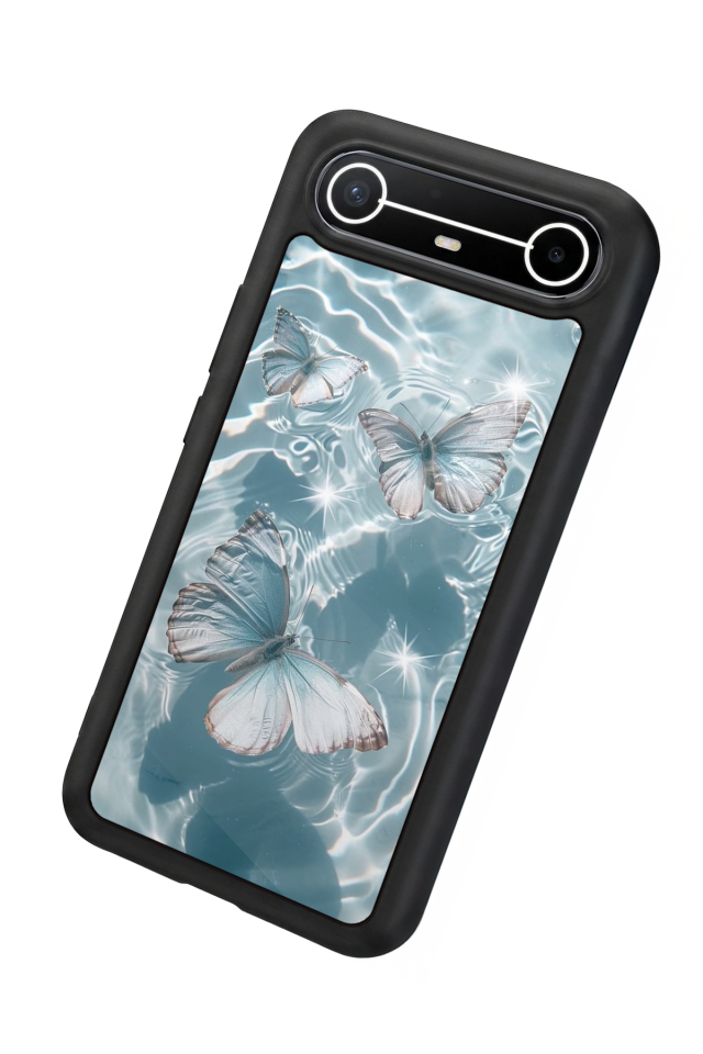 Tecno Spark Slim 5G Uyumlu Kelebek Tasarımlı Glossy Premium Kılıf