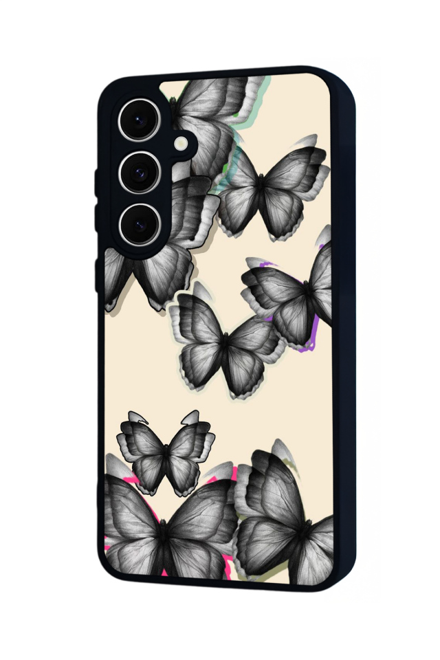 Samsung Galaxy A16 Uyumlu Kelebek Tasarımlı Glossy Premium Kılıf