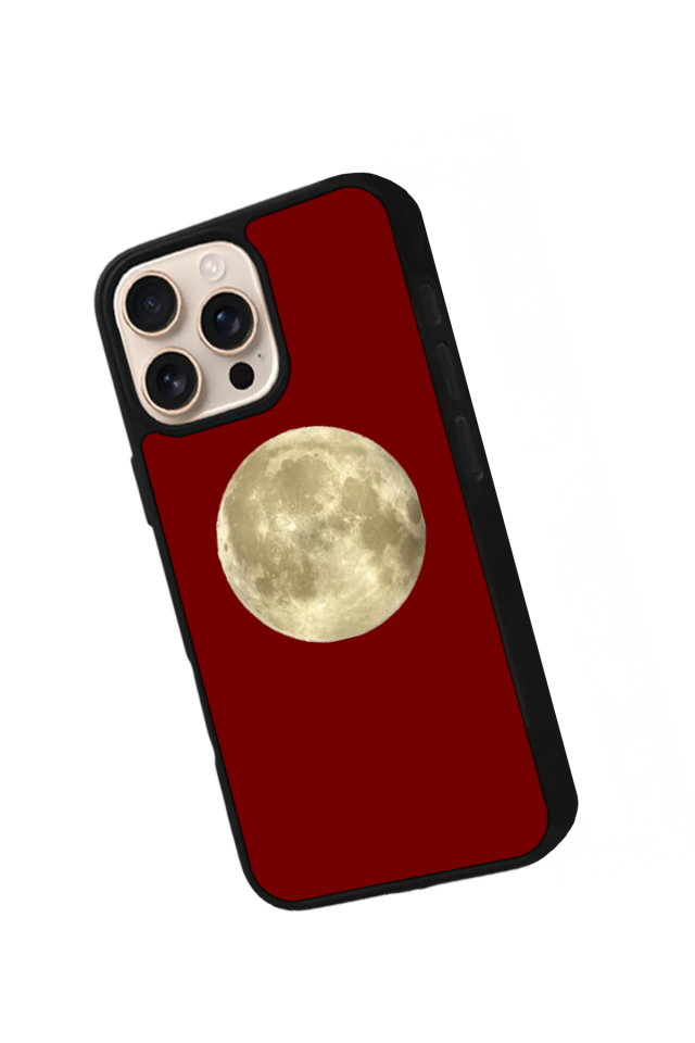 iPhone 14 Pro Max Uyumlu Kirmizi Tasarımlı Glossy Premium Kılıf