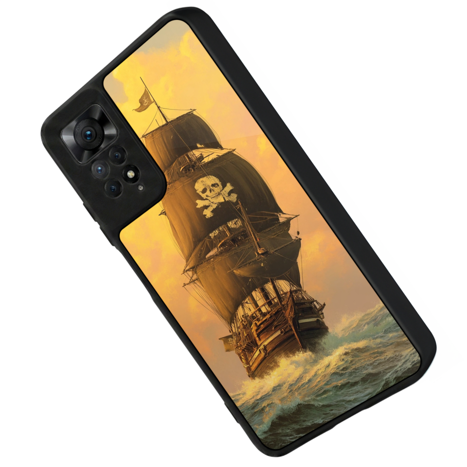 Xiaomi Redmi Note 12 Pro Uyumlu Korsan Tasarımlı Glossy Premium Kılıf