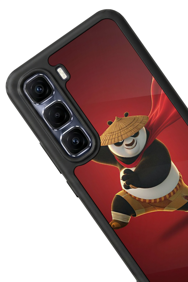 Infinix Hot 60 Pro Plus Uyumlu Kung Fu Panda Tasarımlı Glossy Premium Kılıf