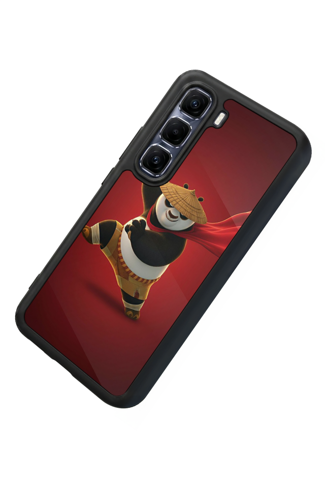 Infinix Hot 60 Pro Plus Uyumlu Kung Fu Panda Tasarımlı Glossy Premium Kılıf