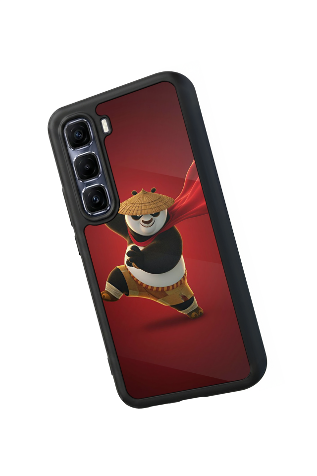 Infinix Hot 60 Pro Plus Uyumlu Kung Fu Panda Tasarımlı Glossy Premium Kılıf