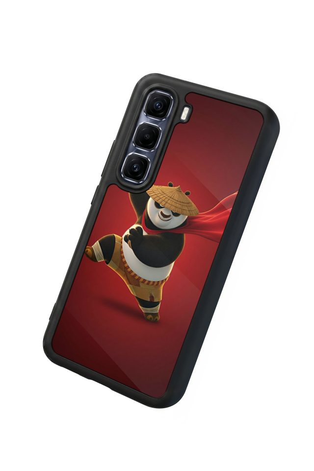 Infinix Hot 60 Pro Plus Uyumlu Kung Fu Panda Tasarımlı Glossy Premium Kılıf