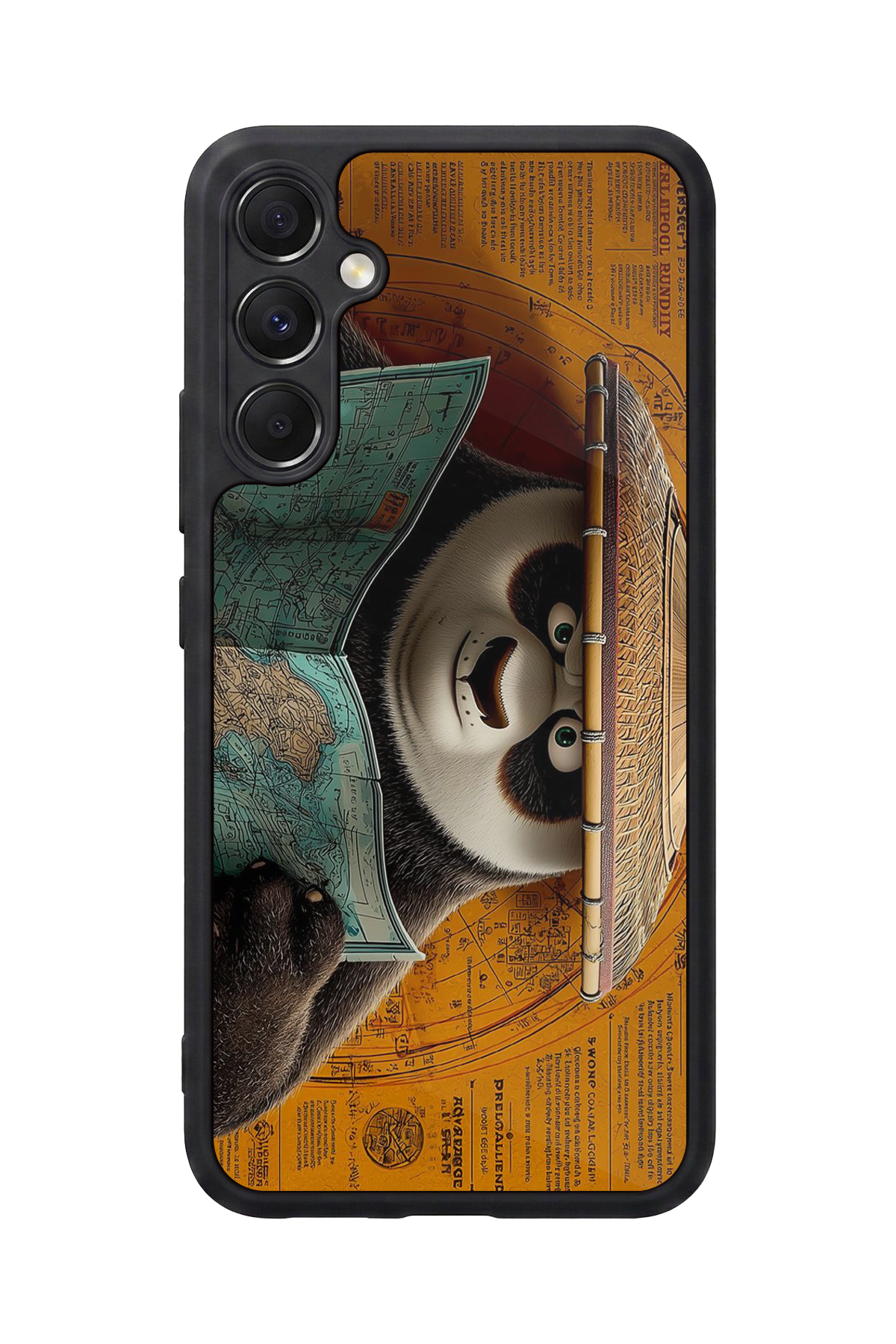 Samsung Galaxy A34 Uyumlu Kung Fu Panda Tasarımlı Glossy Premium Kılıf