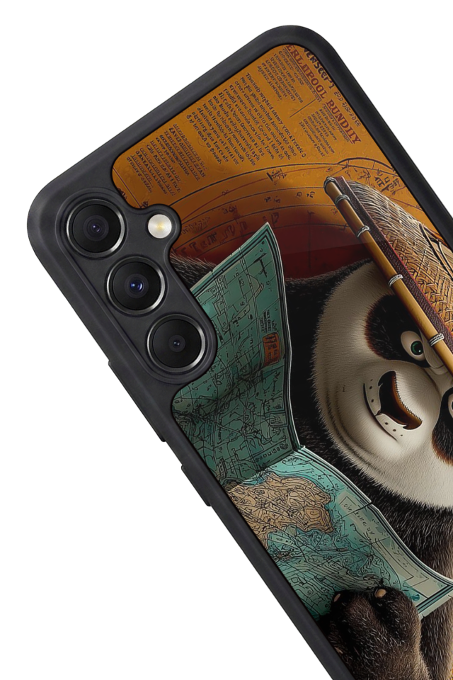 Samsung Galaxy A34 Uyumlu Kung Fu Panda Tasarımlı Glossy Premium Kılıf