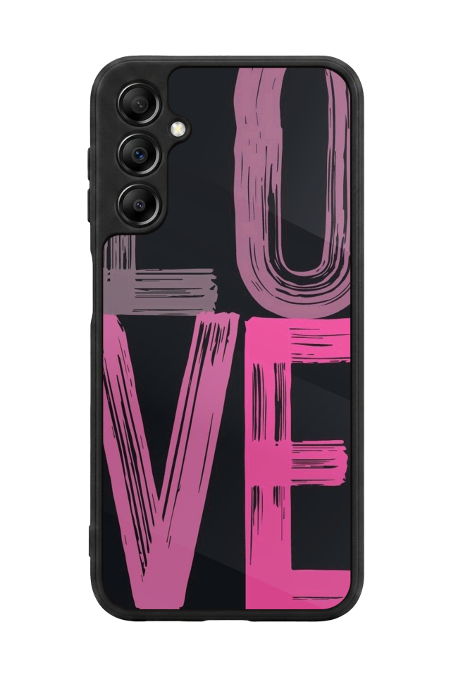 Samsung Galaxy A14 Uyumlu Love Tasarımlı Glossy Premium Kılıf