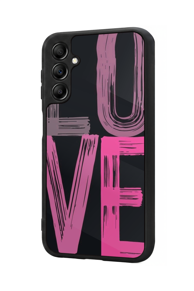 Samsung Galaxy A14 Uyumlu Love Tasarımlı Glossy Premium Kılıf