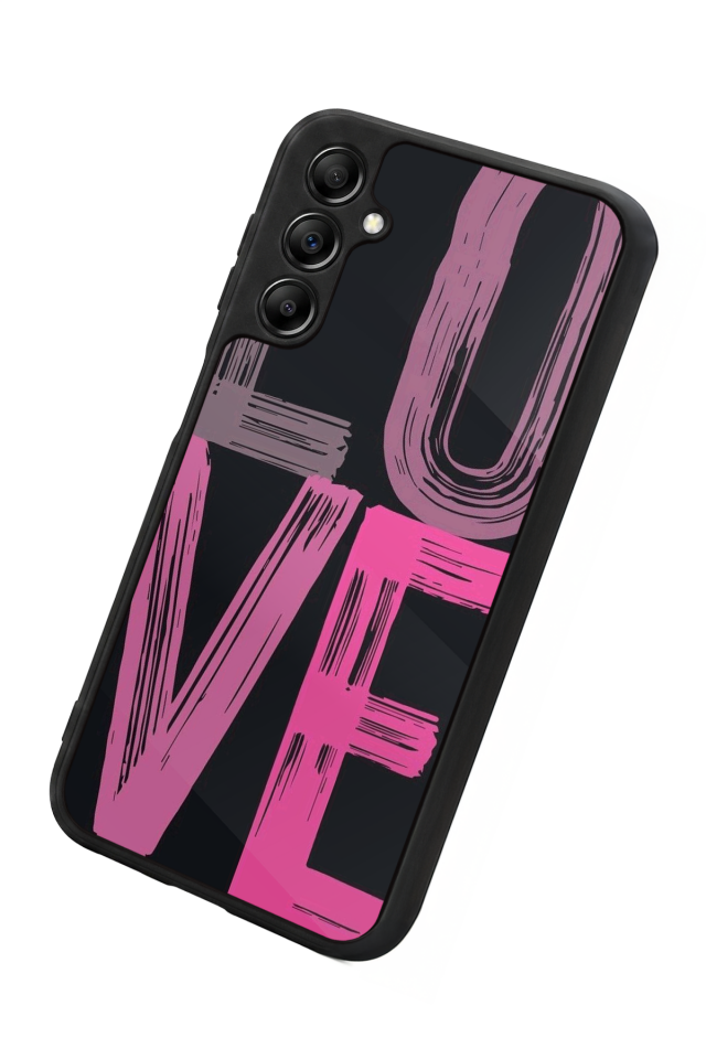 Samsung Galaxy A14 Uyumlu Love Tasarımlı Glossy Premium Kılıf