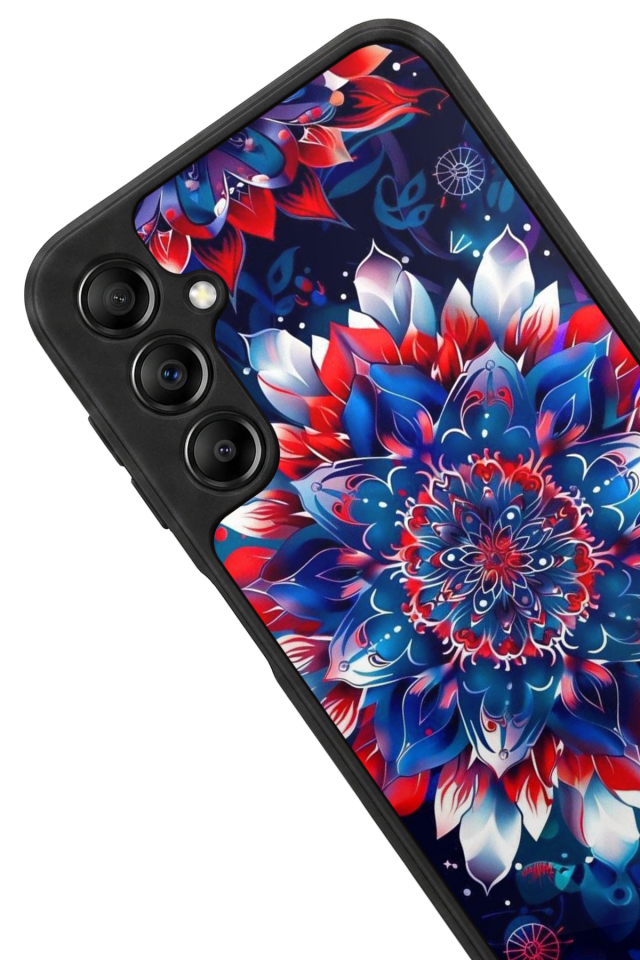 Samsung Galaxy A14 Uyumlu Mandala Tasarımlı Glossy Premium Kılıf