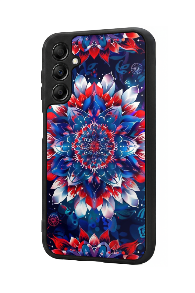 Samsung Galaxy A14 Uyumlu Mandala Tasarımlı Glossy Premium Kılıf