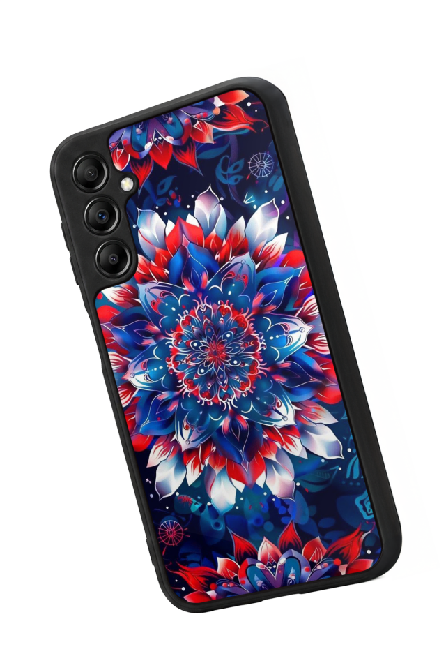 Samsung Galaxy A14 Uyumlu Mandala Tasarımlı Glossy Premium Kılıf