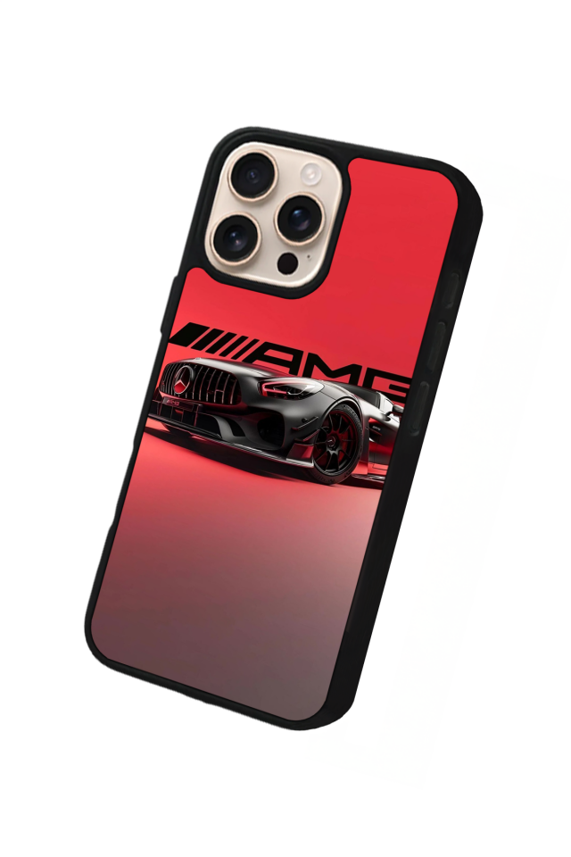 iPhone 15 Pro Uyumlu Mercedes Tasarımlı Glossy Premium Kılıf
