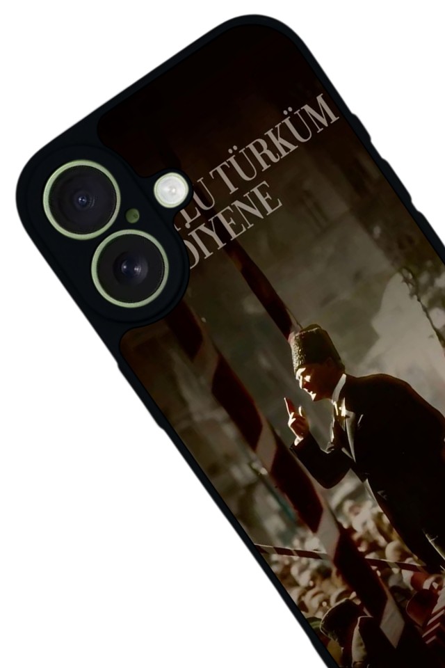 iPhone 17 Uyumlu Mustafa Kemal Ataturk Tasarımlı Glossy Premium Kılıf