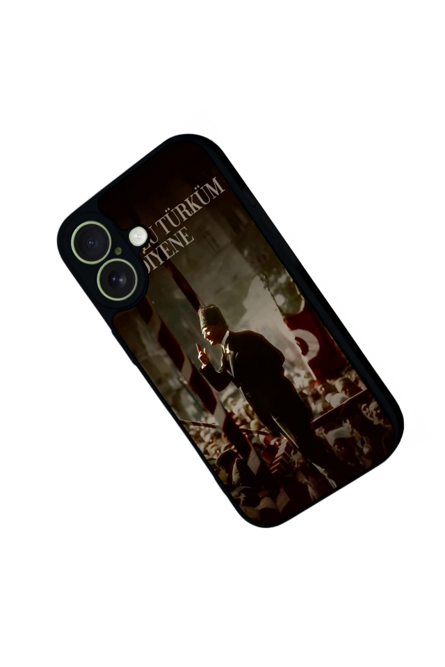 iPhone 17 Uyumlu Mustafa Kemal Ataturk Tasarımlı Glossy Premium Kılıf