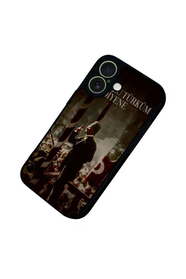 iPhone 17 Uyumlu Mustafa Kemal Ataturk Tasarımlı Glossy Premium Kılıf