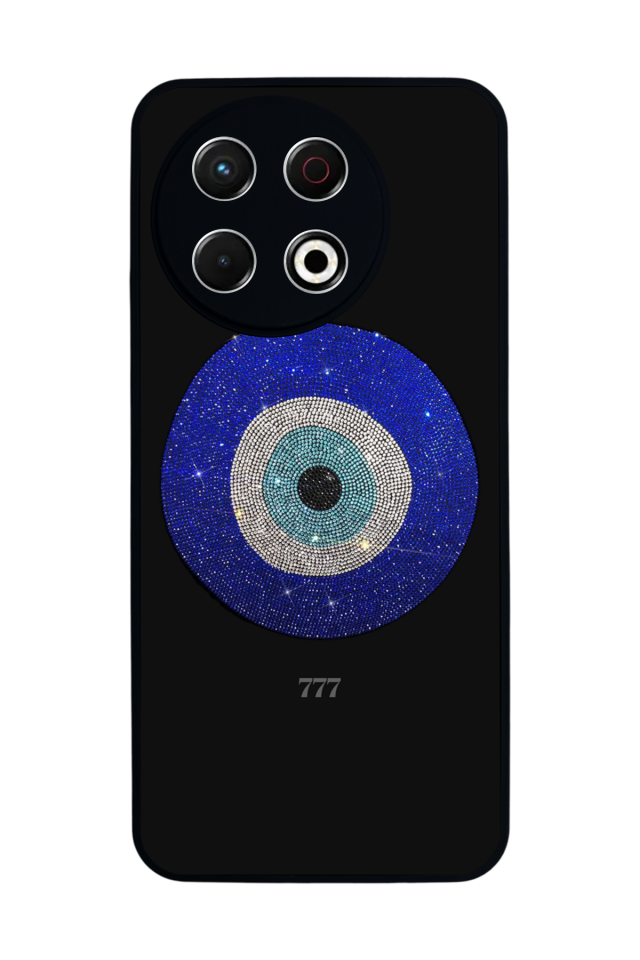 Tecno Spark 30 Pro Uyumlu Nazar Tasarımlı Glossy Premium Kılıf