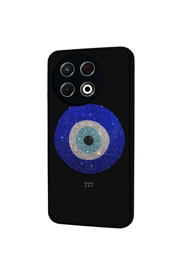 Tecno Spark 30 Pro Uyumlu Nazar Tasarımlı Glossy Premium Kılıf