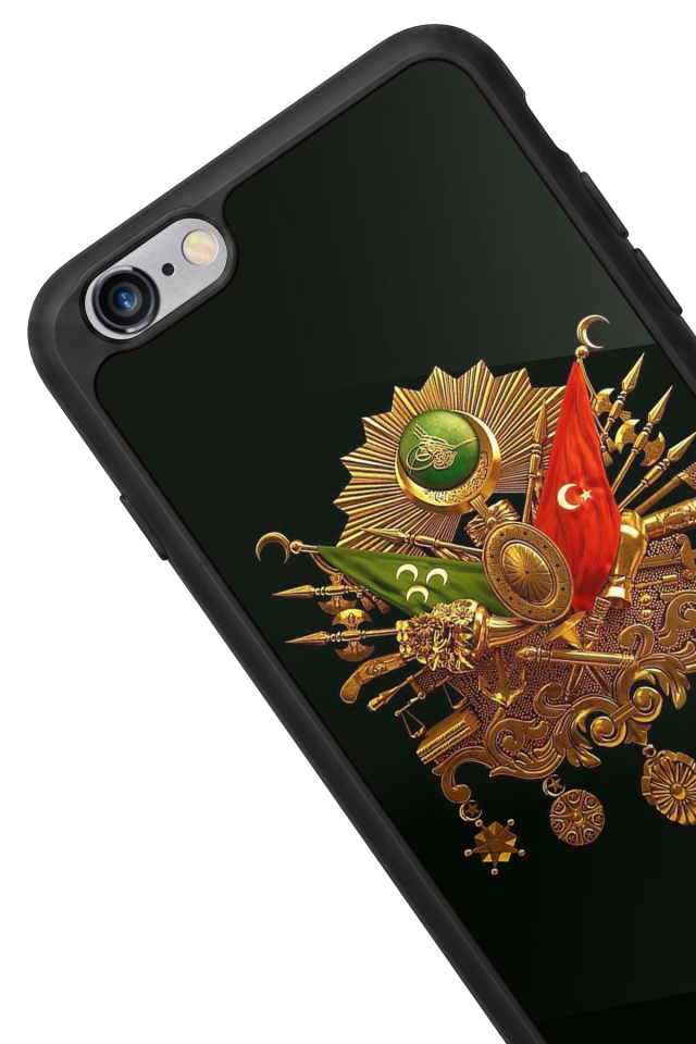 iPhone 6 Plus Uyumlu Osmanli Tugrasi Tasarımlı Glossy Premium Kılıf