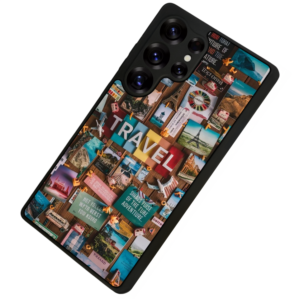 Samsung Galaxy S25 Ultra Uyumlu Poster Tasarımlı Glossy Premium Kılıf