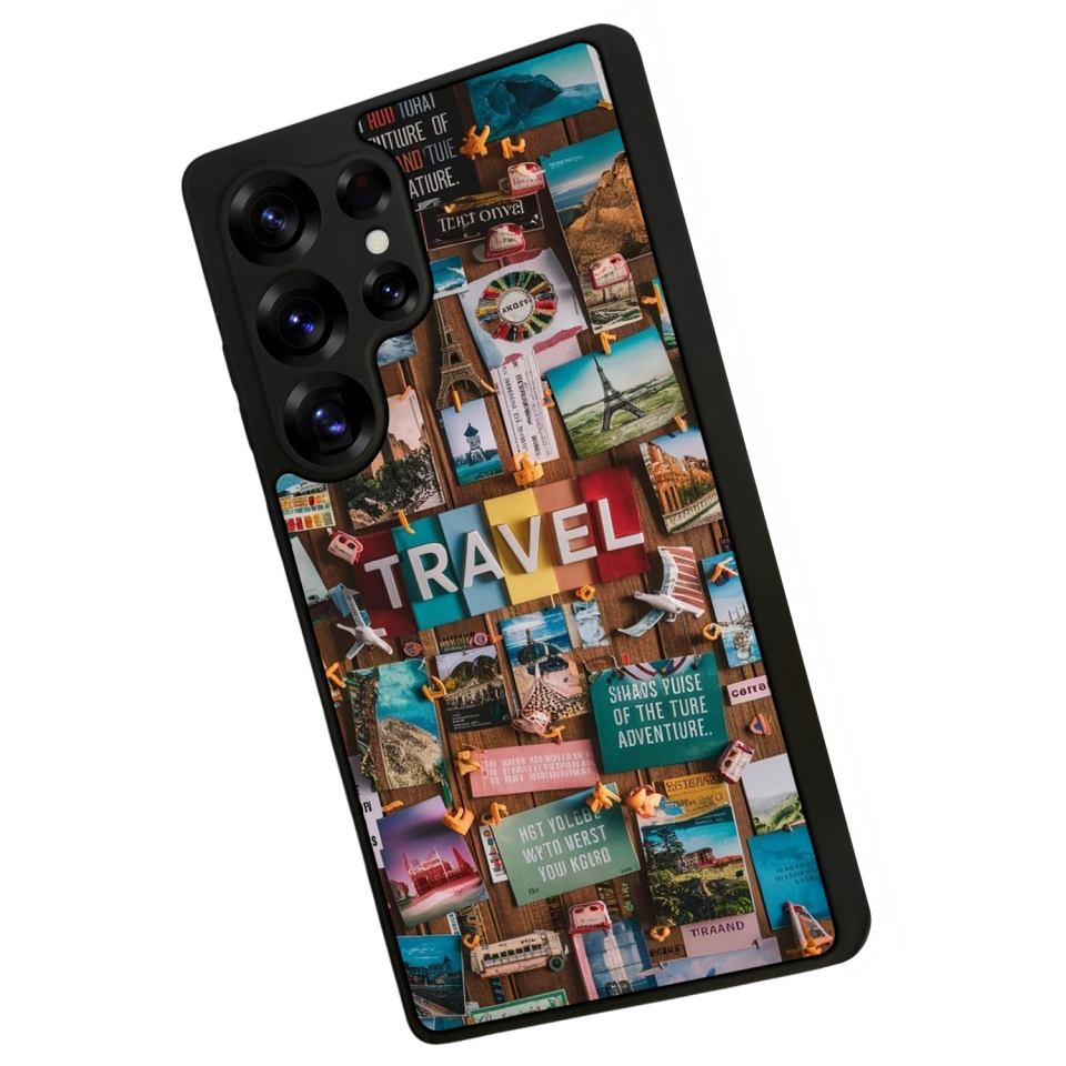 Samsung Galaxy S25 Ultra Uyumlu Poster Tasarımlı Glossy Premium Kılıf