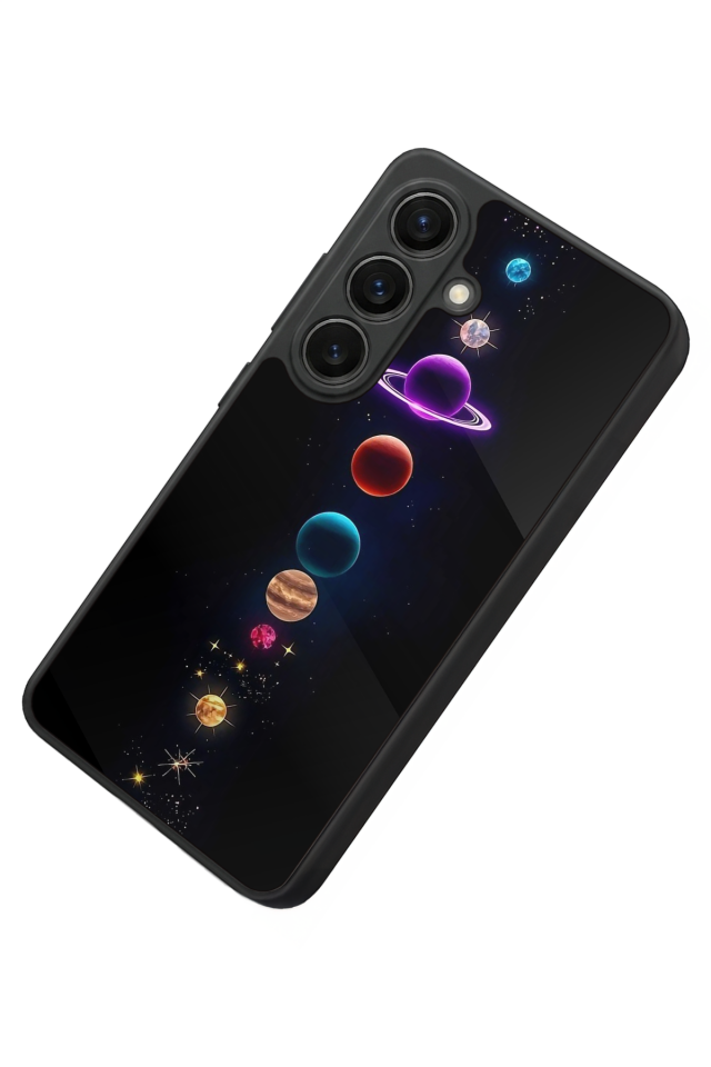 Samsung Galaxy S26 Uyumlu Uzay Tasarımlı Glossy Premium Kılıf