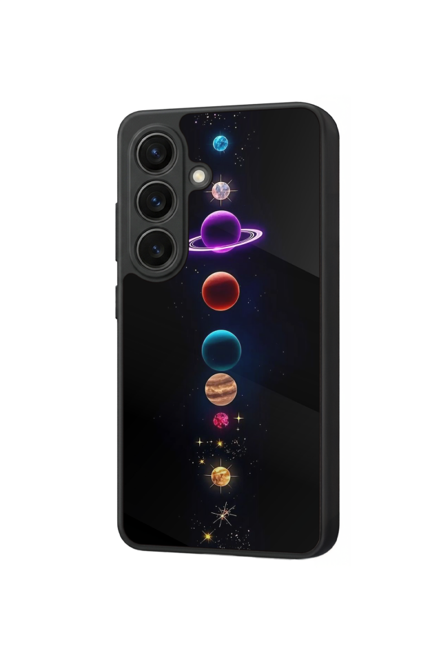 Samsung Galaxy S26 Uyumlu Uzay Tasarımlı Glossy Premium Kılıf