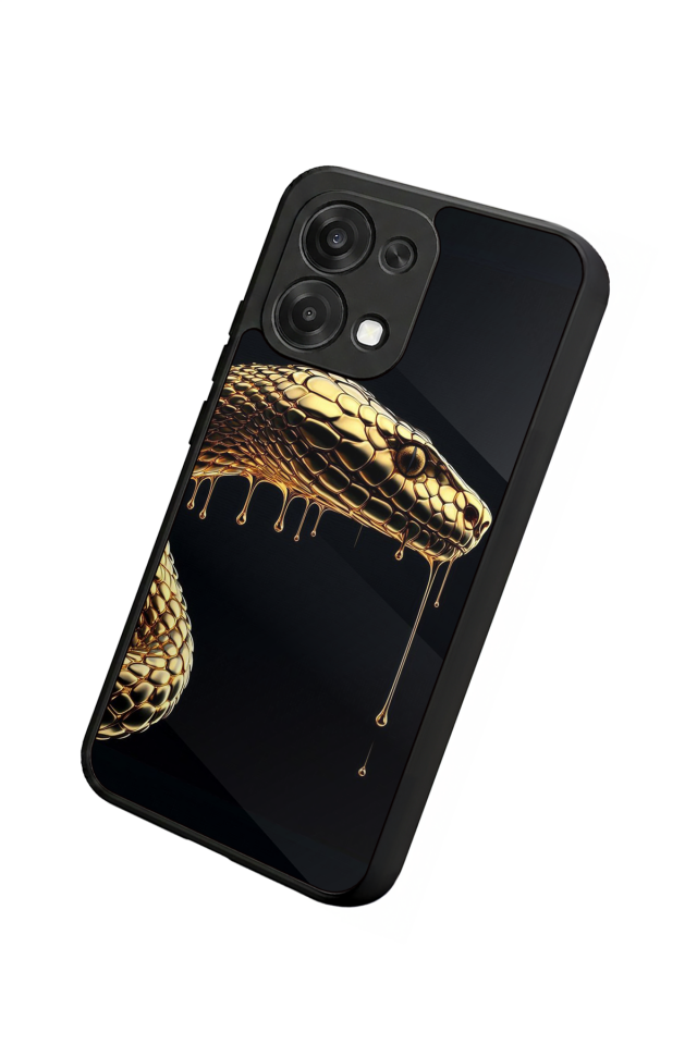 Oppo A6 Pro Uyumlu Yılan Tasarımlı Glossy Premium Kılıf