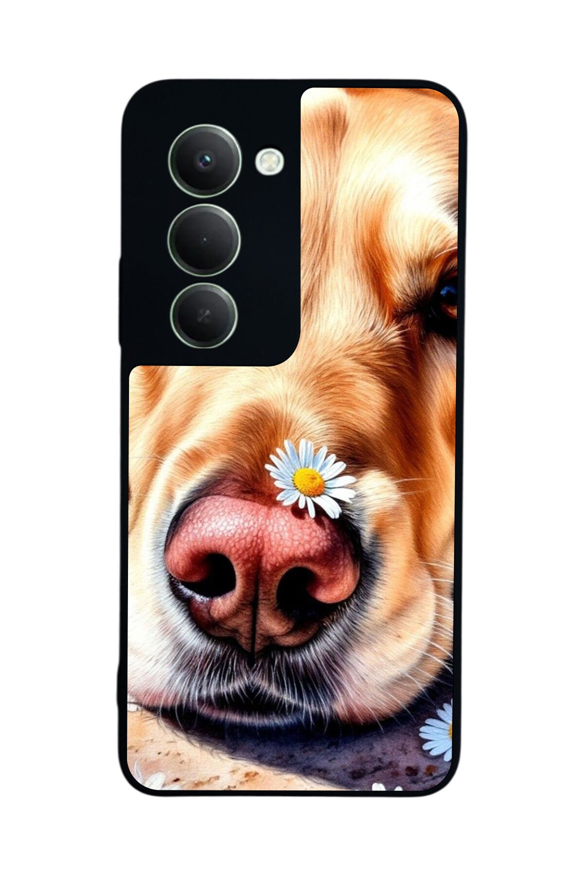 Xiaomi Redmi 15 5G Uyumlu Golden Kopek Tasarımlı Glossy Premium Kılıf