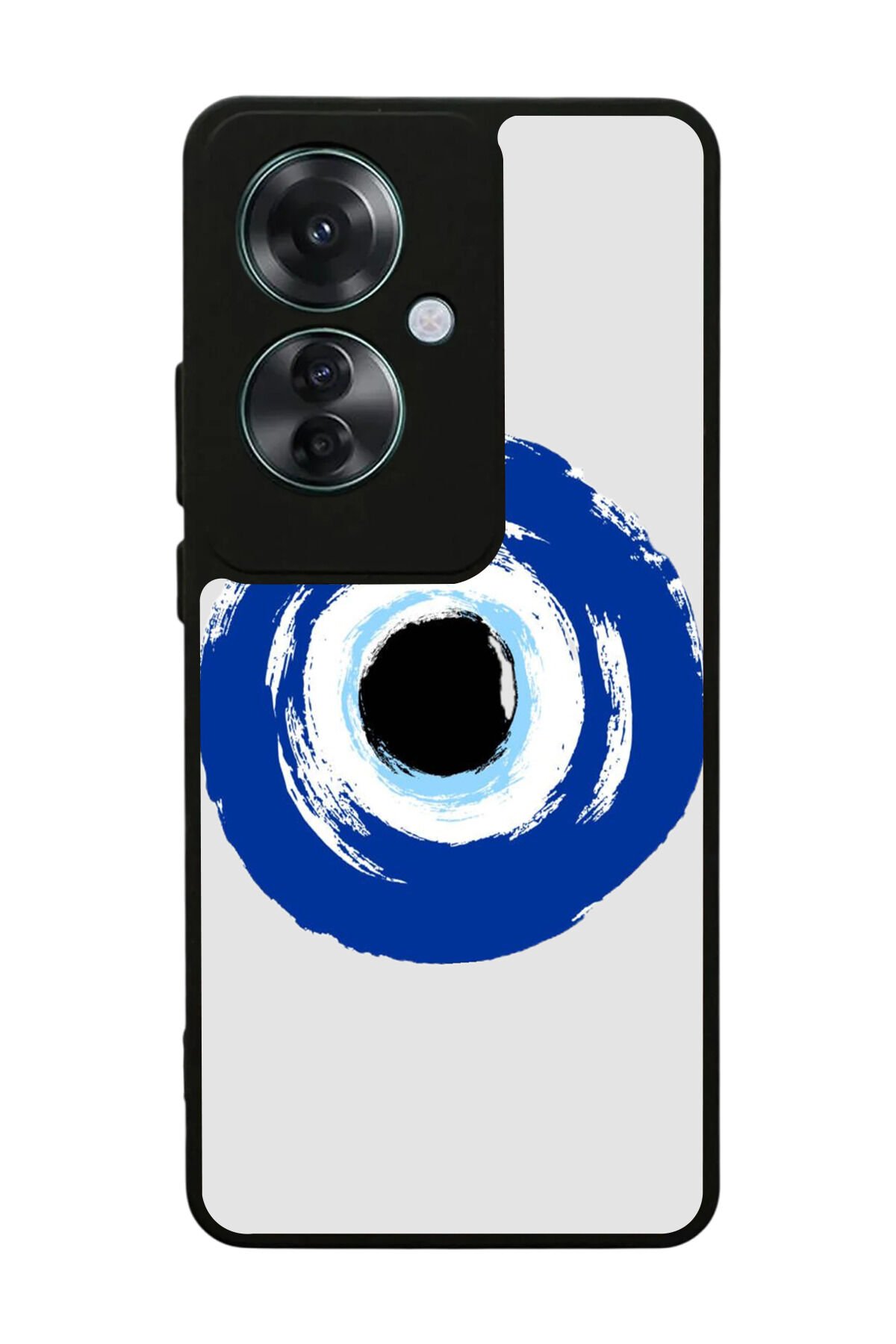 Oppo Reno 11F Uyumlu Nazar Tasarımlı Glossy Premium Kılıf