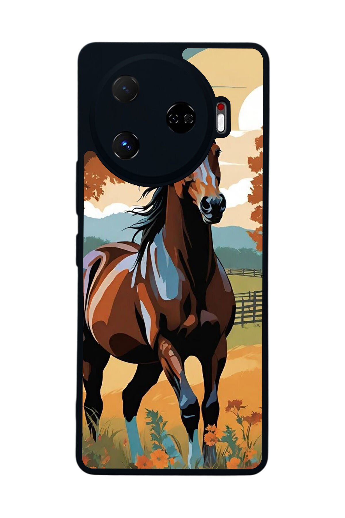 Tecno Camon 30 Pro Uyumlu At Horse Tasarımlı Glossy Premium Kılıf